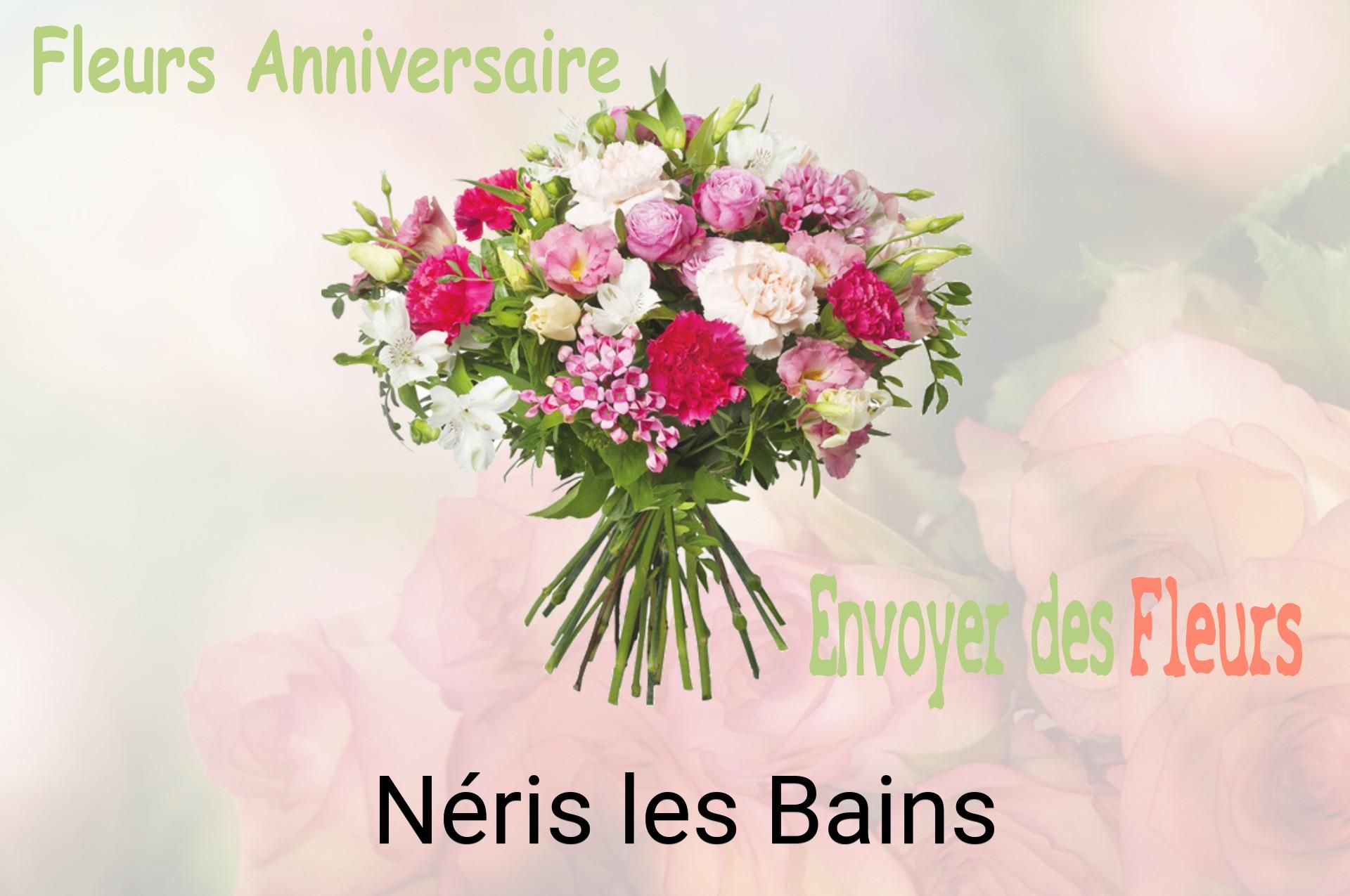 Bouquet de fleurs d’anniversaire livré à Néris-les-Bains