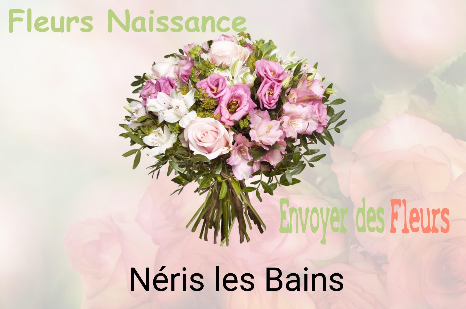 Bouquet de fleurs de naissance livré à Néris-les-Bains