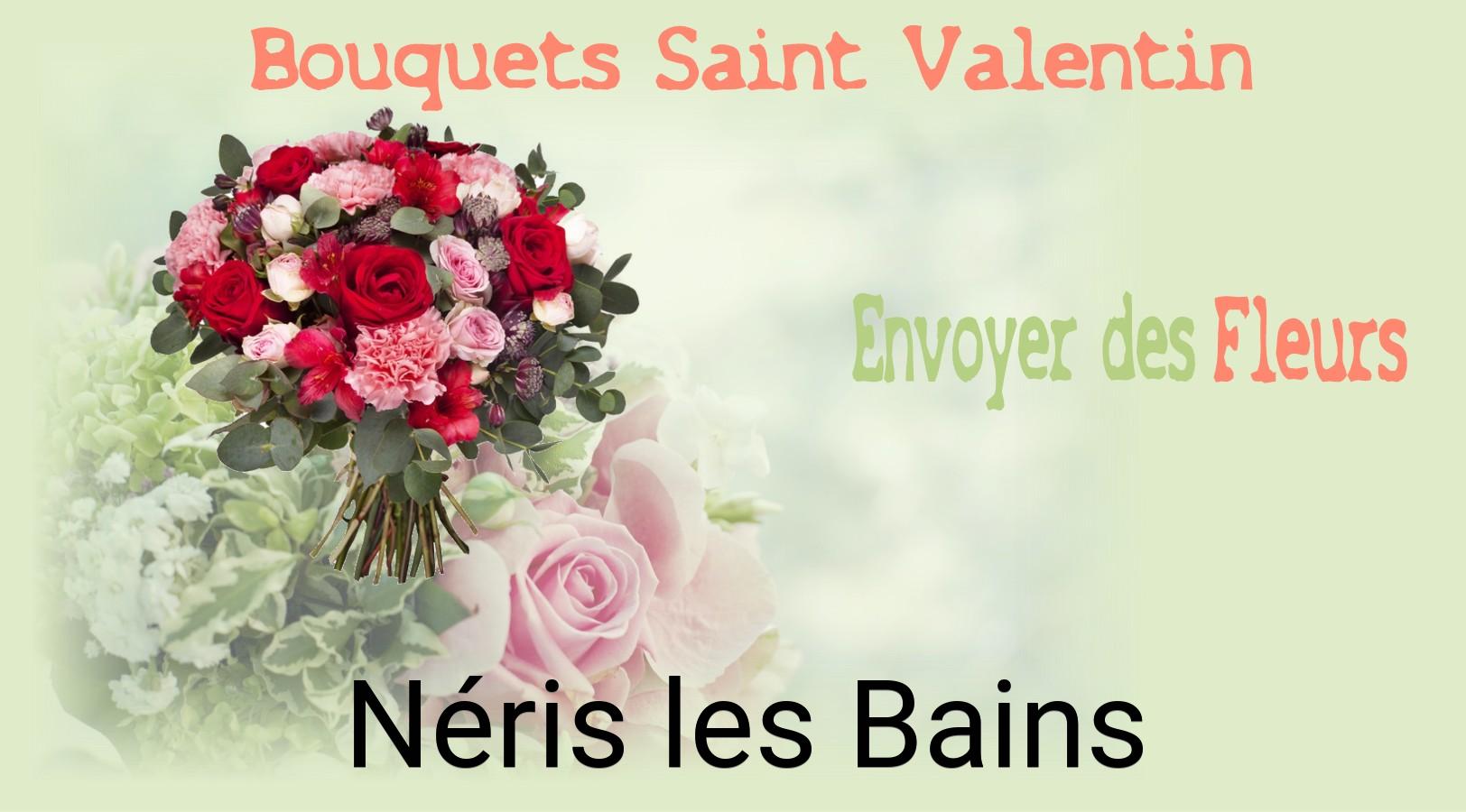 Roses de Saint-Valentin livrées à Néris-les-Bains